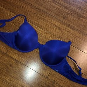 Blue Calvin Klein bra